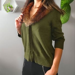 Faux Fur Lined Sweater